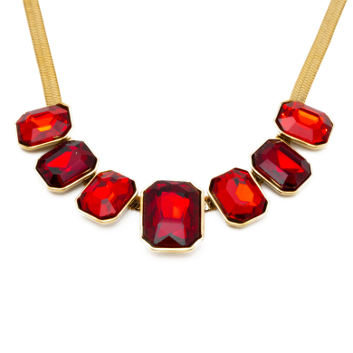 COLLAR Y01582 ROJO Acero Inoxidable E48