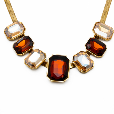 COLLAR Y01582 CAFE/BEIG Acero Inoxidable E48