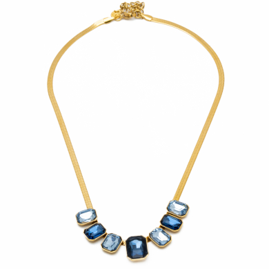 COLLAR Y01582 AZUL Acero Inoxidable E48