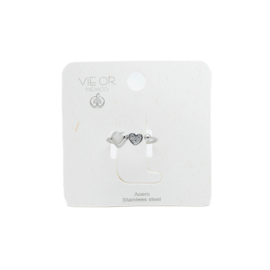 ANILLO Y01371 PLATEADO Acero Inoxidable A31