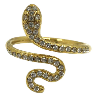 ANILLO ZO15920R DORADO ACERO INOXIDABLE