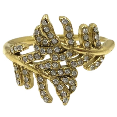 ANILLO ZO15407R PLATEADO ACERO INOXIDABLE