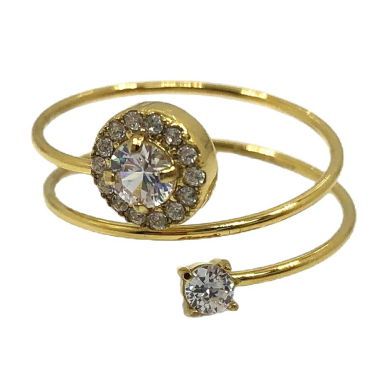ANILLO ZO15923R PLATEADO ACERO INOXIDABLE