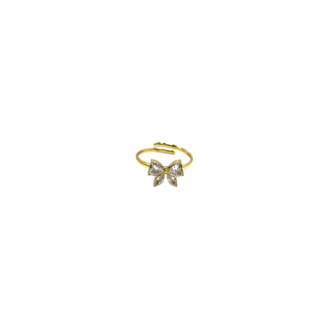 ANILLO ZO14971R DORADO ACERO INOXIDABLE