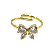 ANILLO ZO14971R DORADO ACERO INOXIDABLE