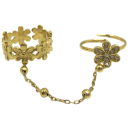 ANILLO ZO15914R PLATEADO ACERO INOXIDABLE