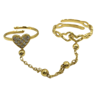 ANILLO ZO15913R PLATEADO ACERO INOXIDABLE