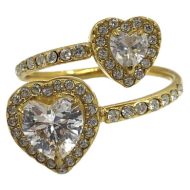 ANILLO ZO15917R DORADO ACERO INOXIDABLE