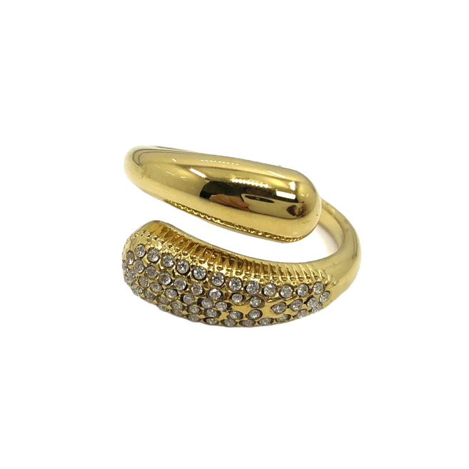 ANILLO ZO15438R PLATEADO ACERO INOXIDABLE