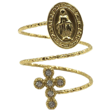 ANILLO ZO15922R PLATEADO ACERO INOXIDABLE