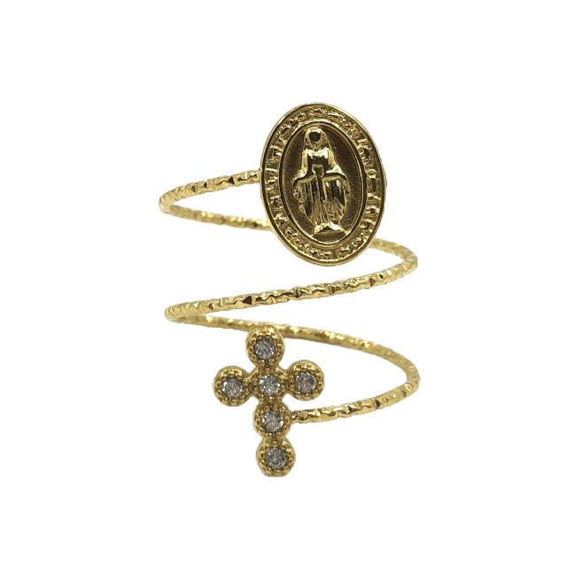 ANILLO ZO15922R PLATEADO ACERO INOXIDABLE