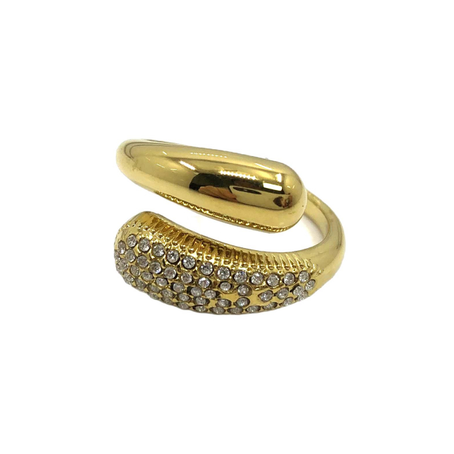 ANILLO ZO15885R PLATEADO ACERO INOXIDABLE