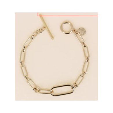 PULSERA ZO14184B DORADO ACERO INOXIDABLE