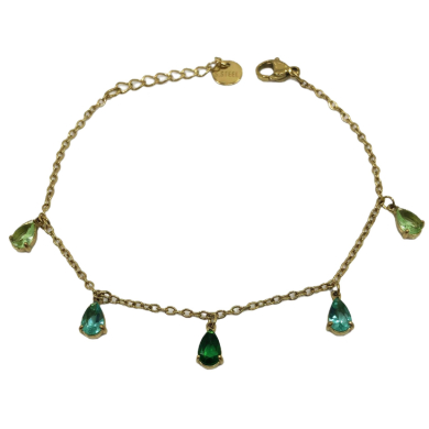PULSERA ZO15463B DORADO AZUL ACERO INOXIDABLE 2B31