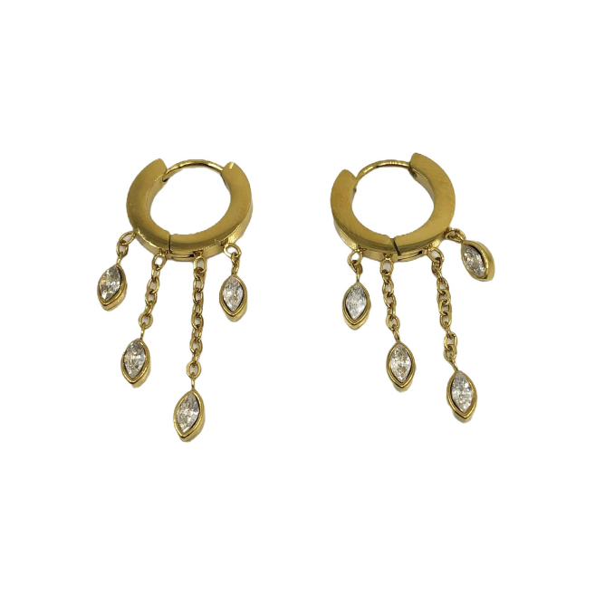 ARETES ZO15393E DORADO ACERO INOXIDABLE