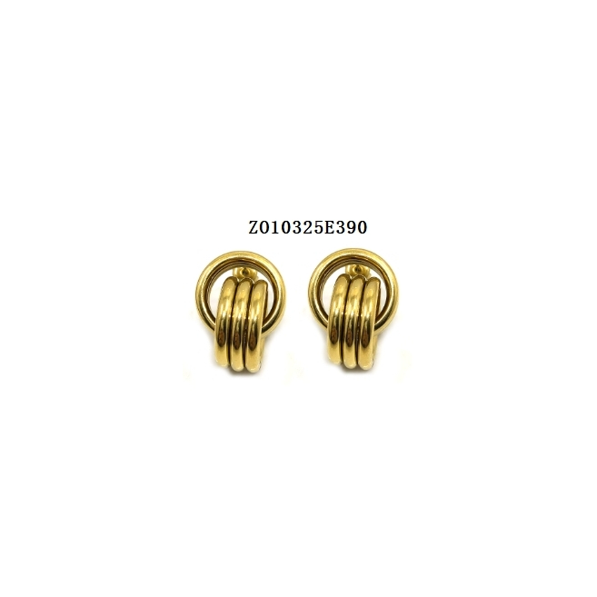 ARETES ZO10325E PLATEADO ACERO INOXIDABLE