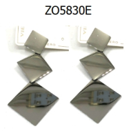 ARETES ZO5830E BICOLOR ACERO INOXIDABLE
