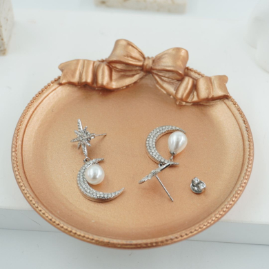 ARETES ZO11541E PLATEADO ACERO INOXIDABLE