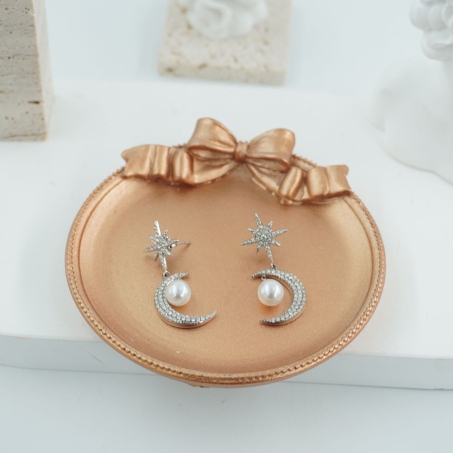 ARETES ZO11541E PLATEADO ACERO INOXIDABLE