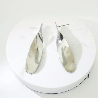 ARETES ZO9789E PLATEADO ACERO INOXIDABLE