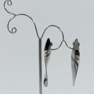 ARETES ZO9789E PLATEADO ACERO INOXIDABLE