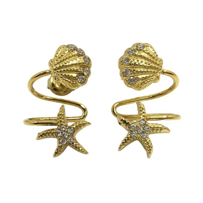 ARETES ZO15906E PLATEADO ACERO INOXIDABLE