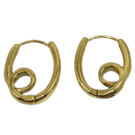 ARETES ZO14935E PLATEADO ACERO INOXIDABLE