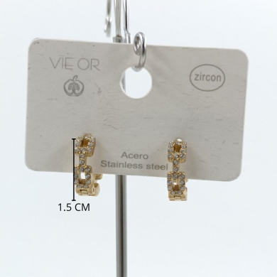 ARETES ZO11490E DORADO ACERO INOXIDABLE