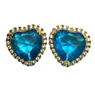ARETES ZO15344E DORADO ROJO ACERO INOXIDABLE