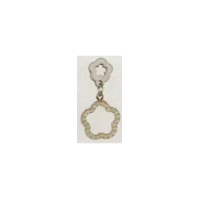 ARETES ZO14863E PLATEADO ACERO INOXIDABLE
