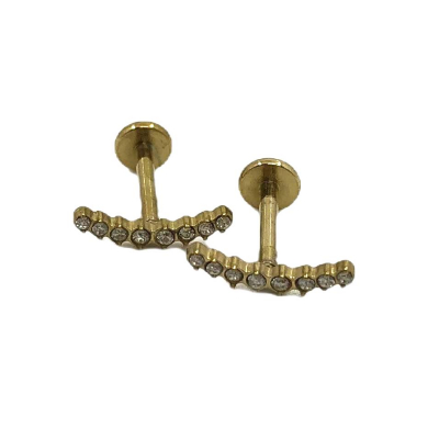 ARETES ZO13792E PLATEADO ACERO INOXIDABLE
