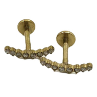 ARETES ZO13792E PLATEADO ACERO INOXIDABLE