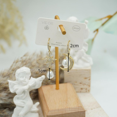 ARETES ZO11540E DORADO ACERO INOXIDABLE
