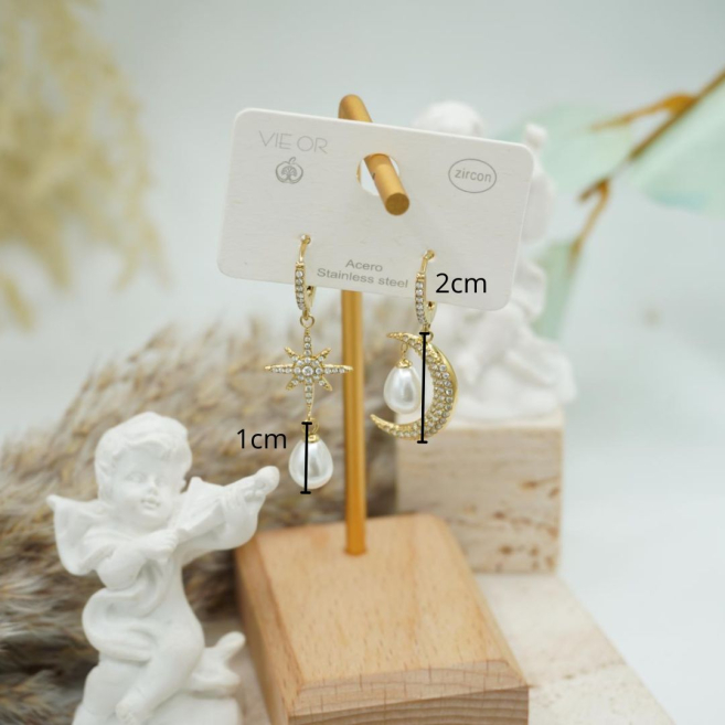 ARETES ZO11540E DORADO ACERO INOXIDABLE