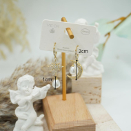ARETES ZO11540E DORADO ACERO INOXIDABLE
