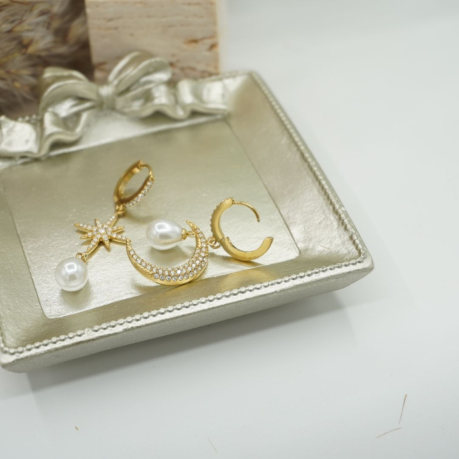 ARETES ZO11540E DORADO ACERO INOXIDABLE