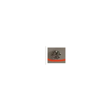 ARETES ZO15614E PLATEADO ACERO INOXIDABLE