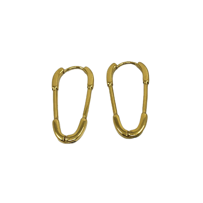 ARETES ZO14937E PLATEADO ACERO INOXIDABLE