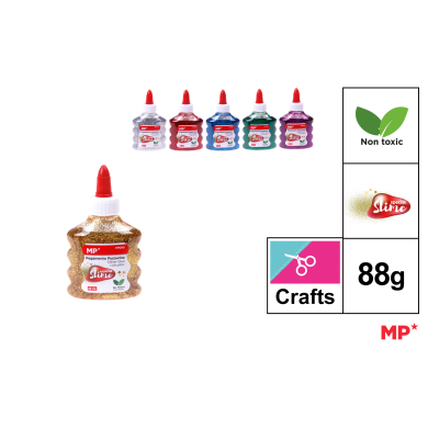PEGAMENTO CON PURPURINA 88ML E16 - E16