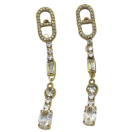 ARETES ZO15177E PLATEADO ACERO INOXIDABLE