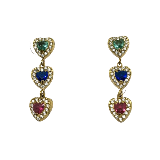 ARETES ZO15698E PLATEADO ACERO INOXIDABLE