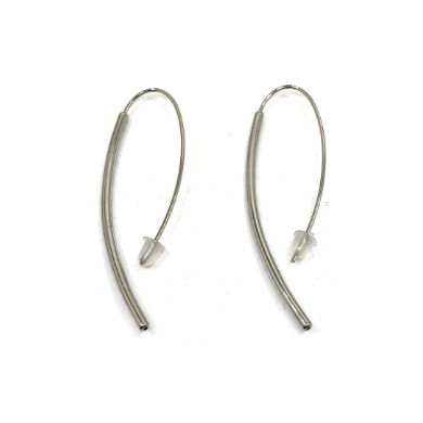 ARETES ZO11546E PLATEADO ACERO INOXIDABLE