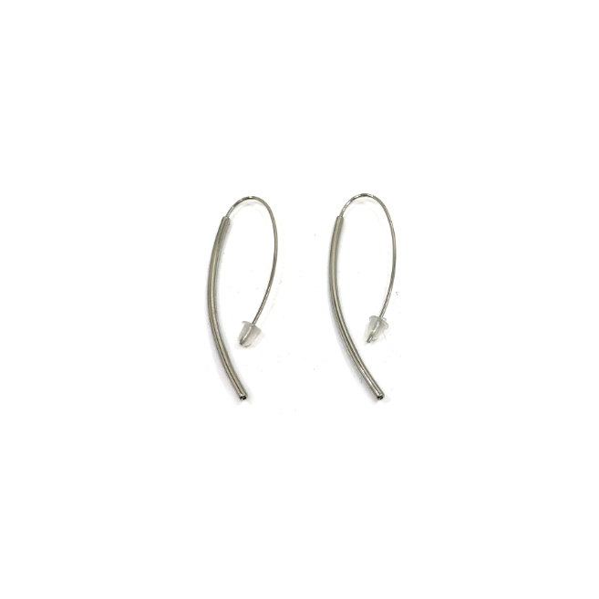 ARETES ZO11546E PLATEADO ACERO INOXIDABLE
