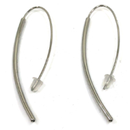 ARETES ZO11546E PLATEADO ACERO INOXIDABLE