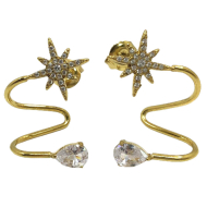 ARETES ZO15907E PLATEADO ACERO INOXIDABLE