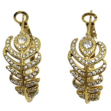 ARETES ZO15902E PLATEADO ACERO INOXIDABLE