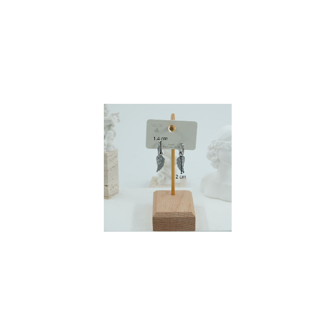 ARETES ZO11607E PLATEADO ACERO INOXIDABLE