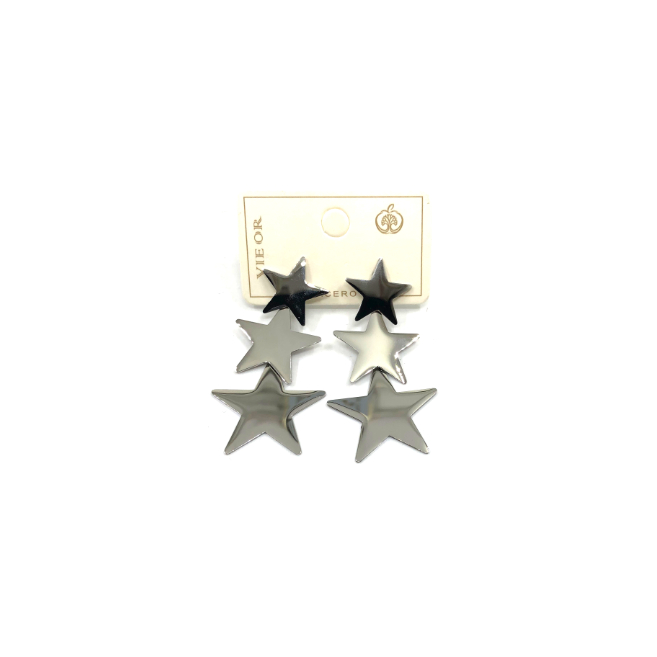 ARETES ZO5829E BICOLOR ACERO INOXIDABLE