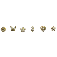 PIERCING ZO13977E/NARIZ PLATEADO ACERO INOXIDABLE