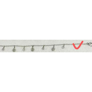 COLLAR ZO14915N PLATEADO ACERO INOXIDABLE